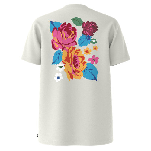 T-shirt+boyfriend+Needlework+Boxy+Floral