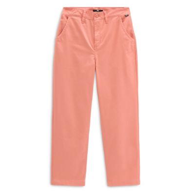 Vans pants on sale womens Pink