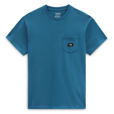 Woven Patch Pocket T-Shirt | Blue | Vans