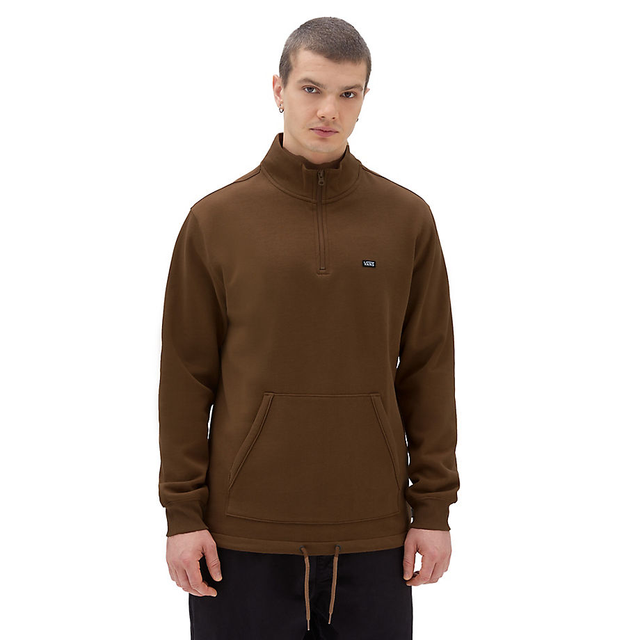 Vans Versa Standard Q-zip Sweatshirt (sepia) Herren Braun
