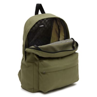 Vans bookbag store olive