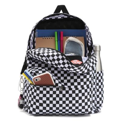 vans backpack checkered