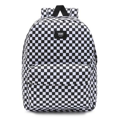 Merg Geniet efficiëntie Old Skool Check Backpack | Black, White | Vans