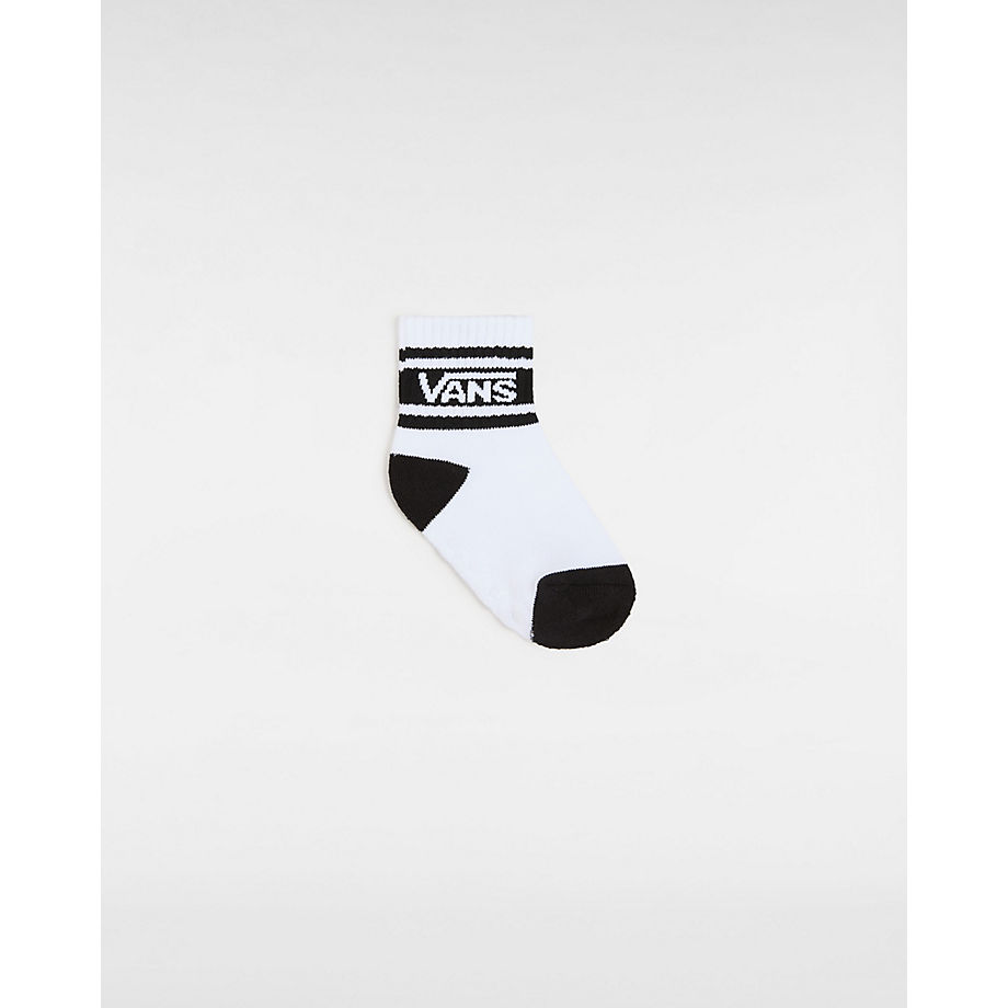 Vans Toddler Drop V Crew Sock(white/black)