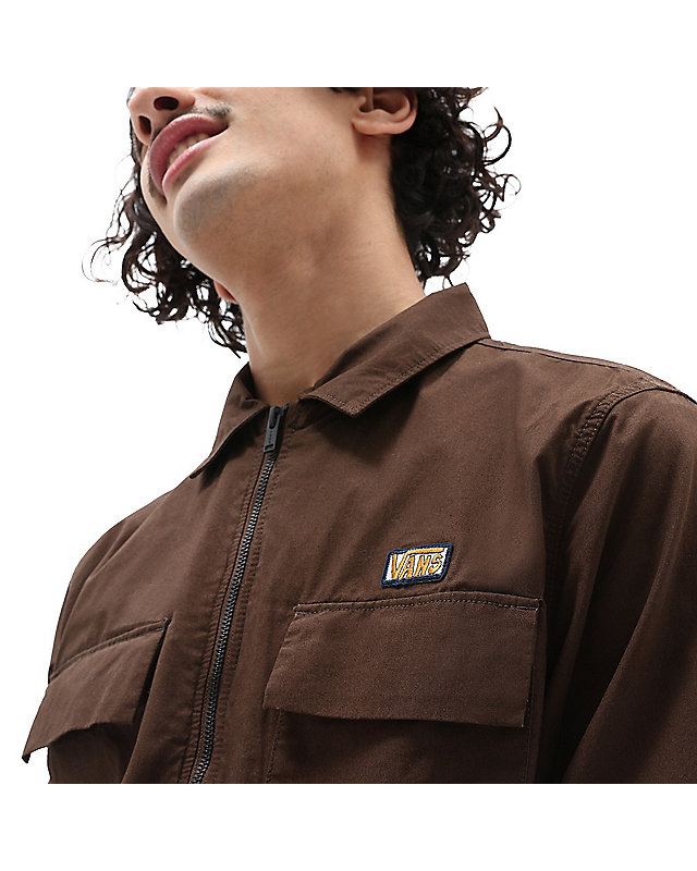 Camicia con zip Workwear Colour Multiplier 4