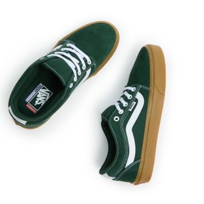 Vans best sale green sole