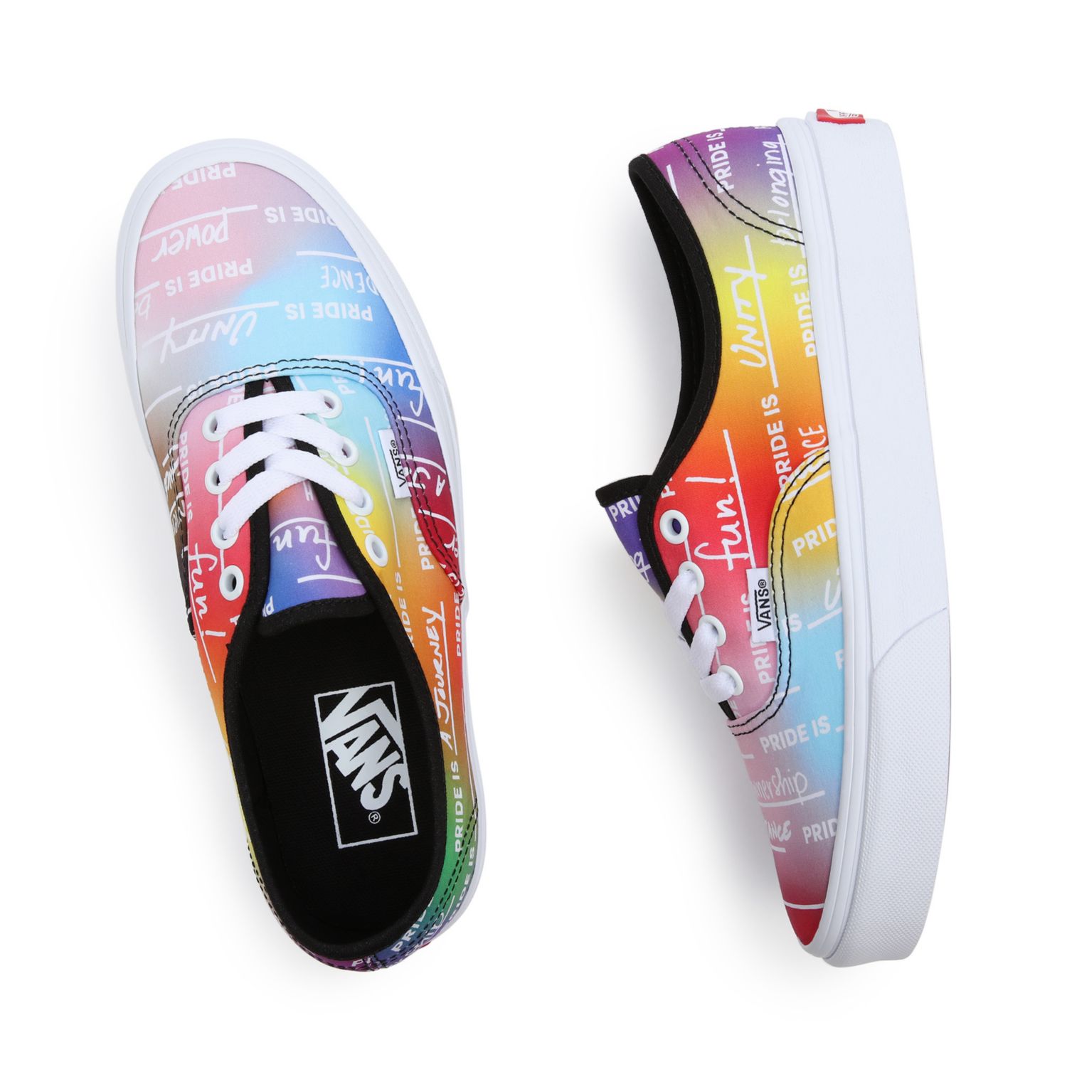 Vans pride shoes store journeys