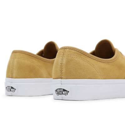 Suede best sale yellow vans