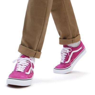 Vans old skool rosa hot sale bordada