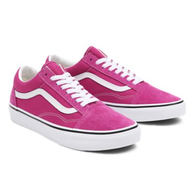 Vans OLD SKOOL women's Shoes (Trainers) in Pink