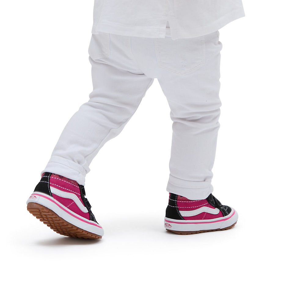 Vans Kleinkinder Paisley Sk8-mid Reissue Mte-1 Schuhe Mit Klettverschluss (1-4 Jahre) (black/pink) Toddler Schwarz