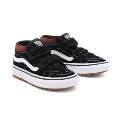 Kids Sk8-Mid Reissue MTE-1 Hook Shoes And Black | Vans (4-8 Loop | years)