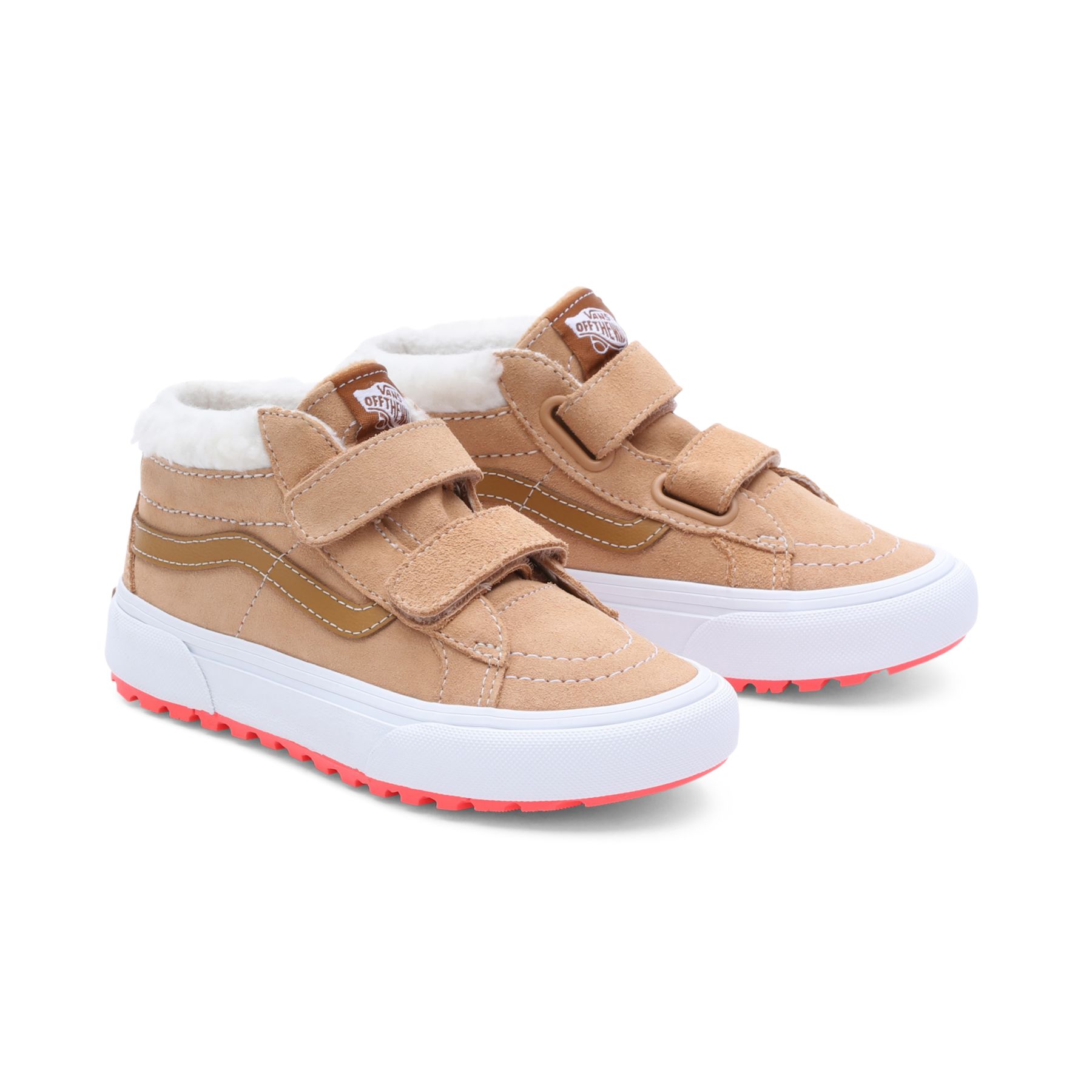 Vans en cuir clearance enfant