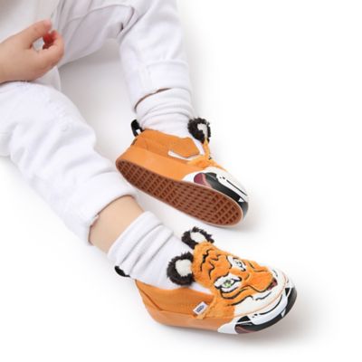 Toddler Vans x CAT Wild Tiger Slip-On Velcro years) | Orange | Vans