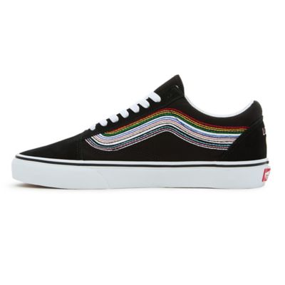 Vans old best sale skool rainbow bottom