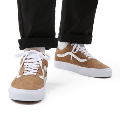 Vans old skool clearance nere suola marrone