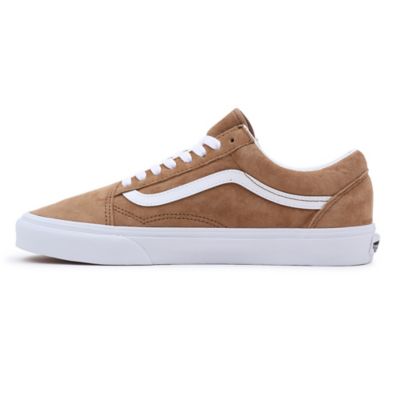 Brown low store top vans