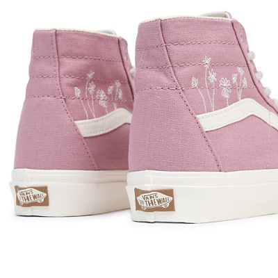 Pink vans hot sale high tops