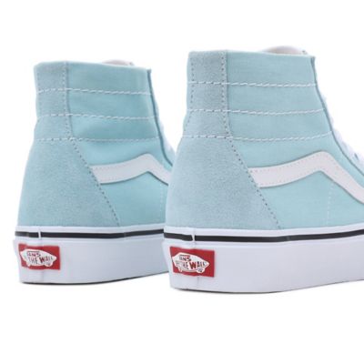 Vans light best sale blue shoes