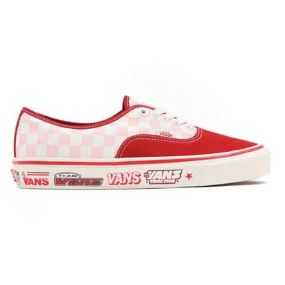 Red best sale vans supreme