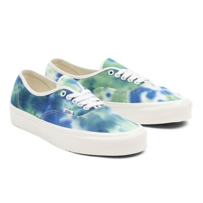 Blue and green store vans