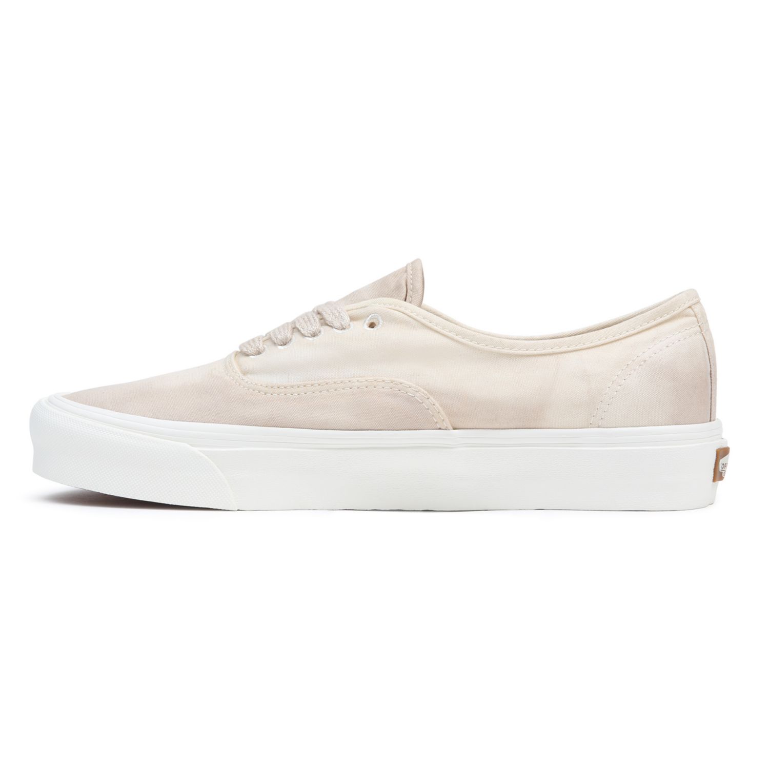 Vans authentic moonbeam & true white pig suede skate shoes sale