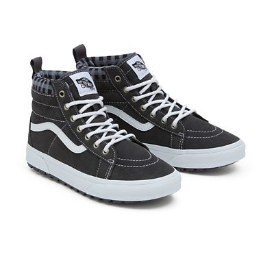 Youth Plaid Sk8-Hi MTE-1 Shoes (8-14 Years) | Grey, White | Vans