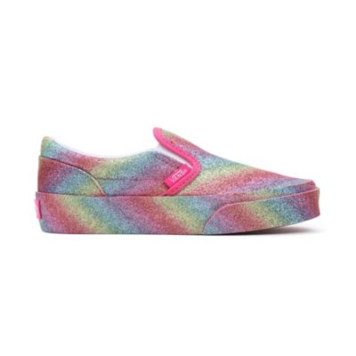 Vans glitter store stars slip on