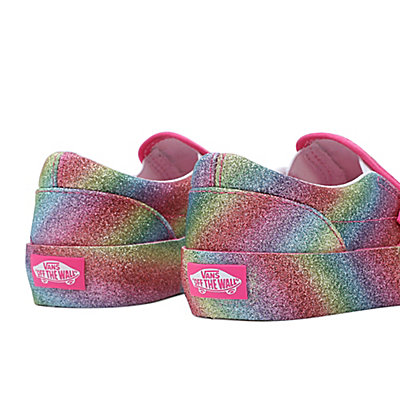 Kids Glitter Classic Slip-On Shoes (4-8 years)