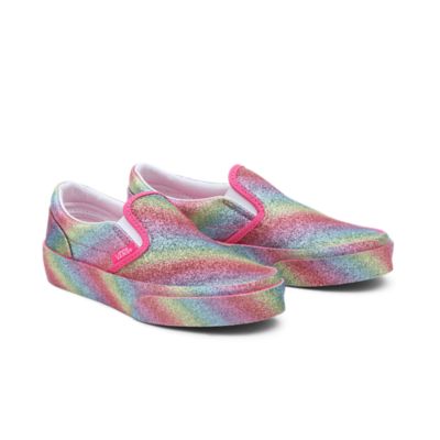 Zapatillas de niños Glitter Classic Slip-On (4-8 años) | Vans