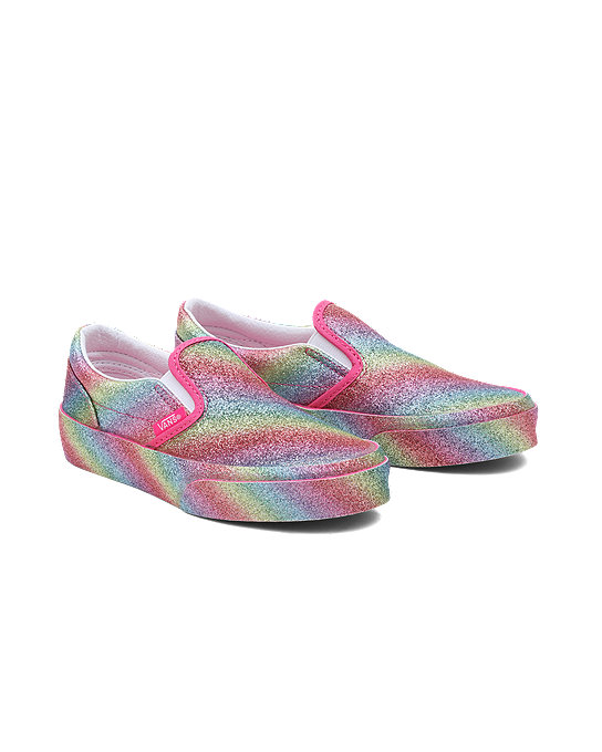 Kids Glitter Classic Slip-On Shoes (4-8 years) | Vans