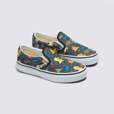 Kids Dino Classic Slip-On Shoes (4-8 years) | Vans