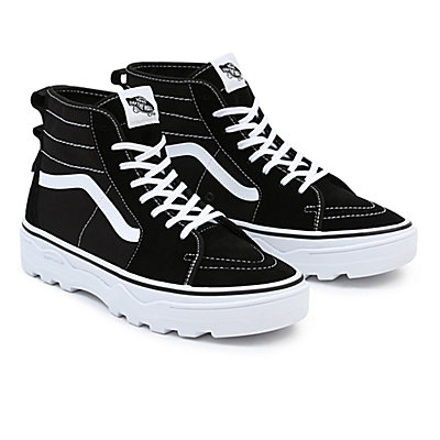 Vans Suede Sentry Sk8-hi Wc in Black Womens Shoes Trainers High-top trainers 
