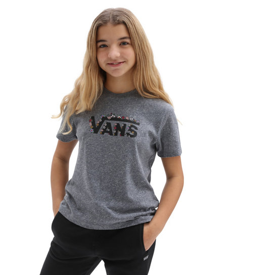 Mädchen Floral V Boyfriend T-Shirt (8-14 Jahre) | Vans