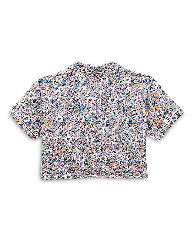 Retro Floral Woven Shirt 6