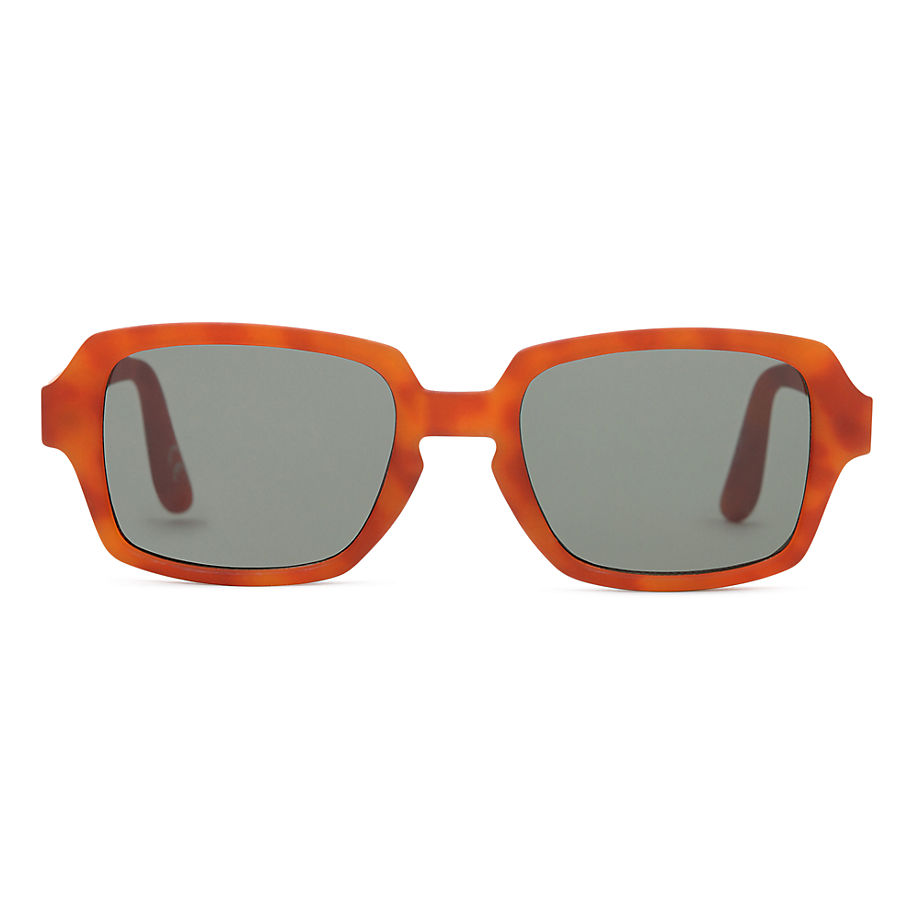 Vans Cutley Shades Sunglasses (brown Tortoise) Men