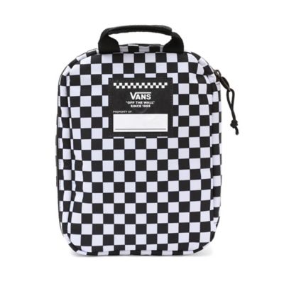 vans checkered lunch bag