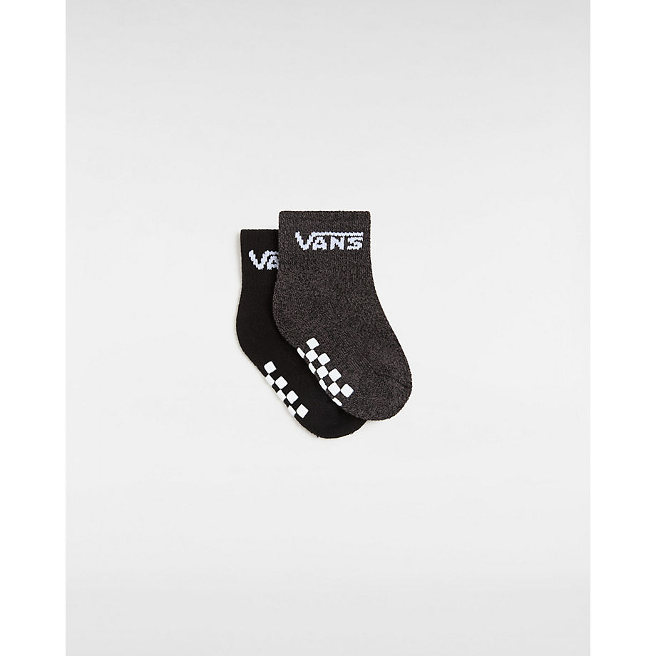 Vans Drop V Classic Sokken Voor Baby's (2 Paar) (black) Infant Zwart