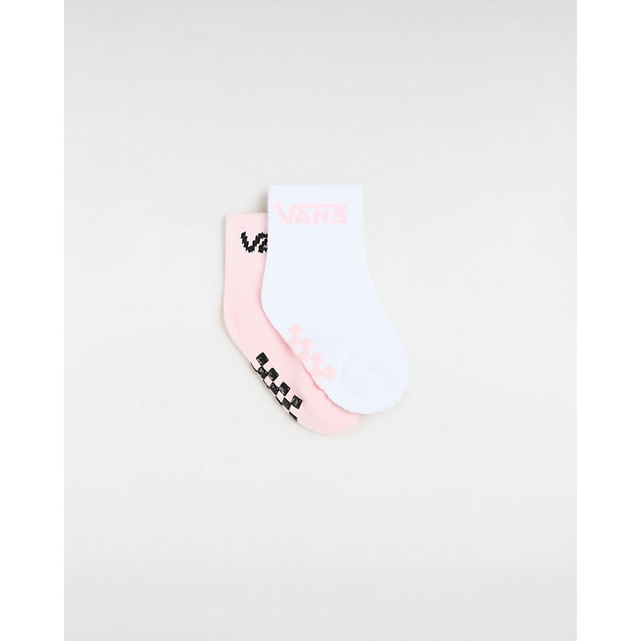 Vans Infant Drop V Classic Socks (2 Pairs) (pink) Infant Pink