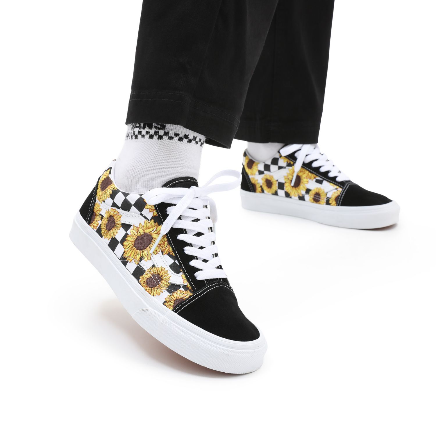 Zapatillas discount vans girasoles