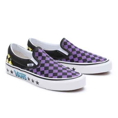 Diamond Check Classic Slip-On 98 DX Shoes | Purple | Vans