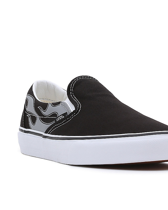 Classic Reflective Flame Slip-On Shoes 8