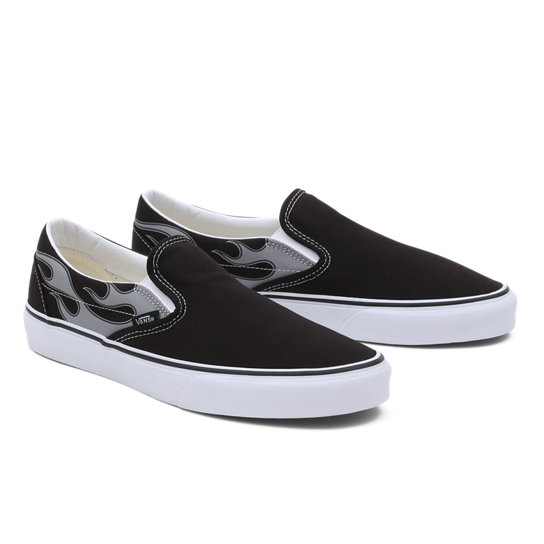 Classic Reflective Flame Slip-On Shoes | Vans