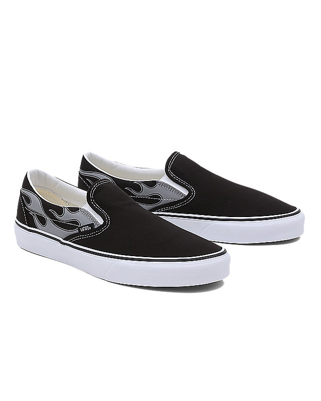 Classic Reflective Flame Slip-On Shoes 1