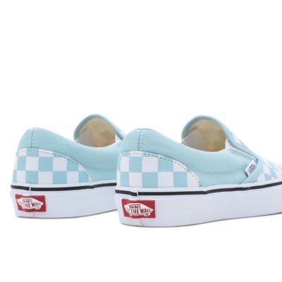 Aqua haze cheap slip on vans