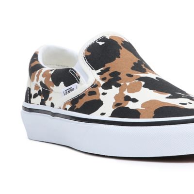 Cow print hot sale vans shoes