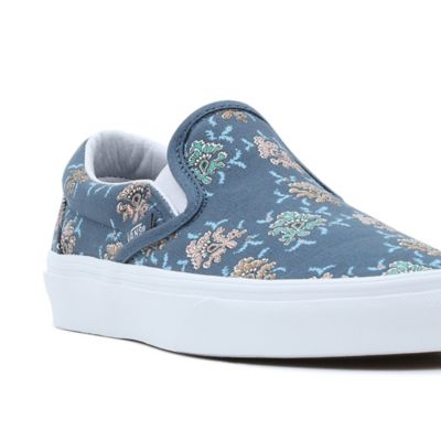 Cool blue best sale slip on vans