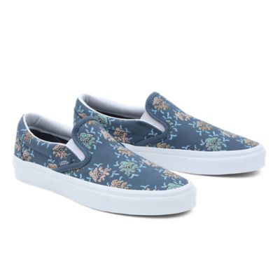 Classic Slip-On Shoes | Blue | Vans