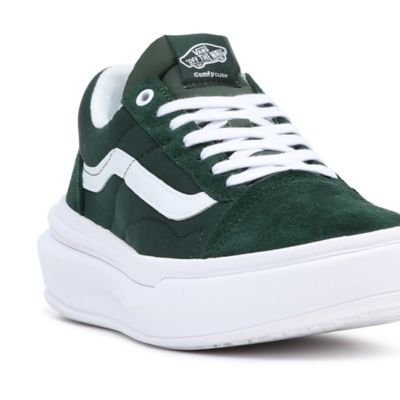 Green and black platform hot sale vans