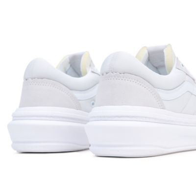 Vans platform all store white